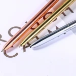 Luxury Bling Rose Golden Silver Girl Christmas Nice Wedding souvenir Gifts Bright Top pineapple Ball Pen with logo engrave
