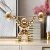 Import Luxury home decoration ornaments living room office decoration ornaments, metal sculpture office decoration ornaments from China