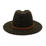 LW-Autumn winter fedora wholesale hats wide brim fedora hat for men and women