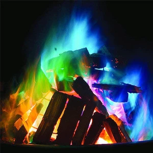 Magical Flames  Creates Vibrant Colorful Flames  Wood Burning Fires Colored Flames for Wood Burning Fires