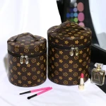 Makeup Kit Bag Lipstick Storage Box Makeup Organizer Travel Bag Leather Cosmetics Makeup Box Set With Make Up For Baby