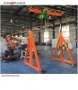 Manual operation gantry crane mobile adjustable portable gantry crane for sale