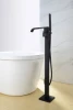 Matt Black Tub Filler Shower Mixer Bath Filler Freestanding Bathtub Faucet