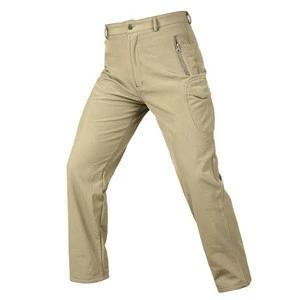 Men Outdoor Trousers Shark Skin Pants Combat Camouflage Waterproof Tactical Softshell Pants