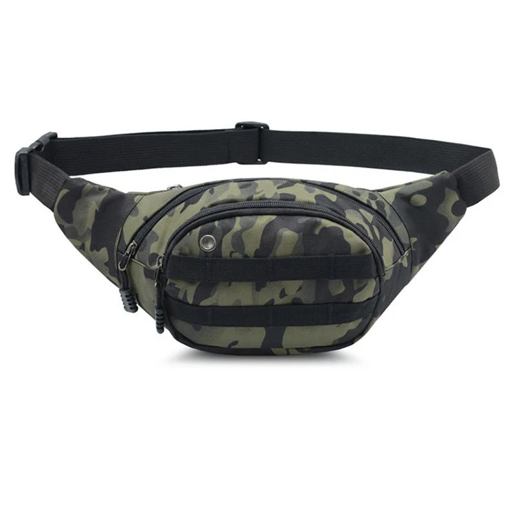 Men Waterproof Outdoor  Fanny Waist Pack Military Tactical Pouch Sport Waist Bag