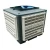 Import metal body air cooler with evaporative cooling pads, industrial air conditioning system from China