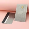 Metal Customized Stainless Steel american Custom Luxury Metal Credit Debit Card blank java emv chip card  express black card