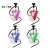 Import MH10 Triangle Wholesale Hot Sell Portable Plastic Acrylic Shisha Hookah for Smoking from China