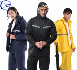 Military Combat Police Mens Rainsuit Waterproof Sportswear Riding Rain Gear Tactical Impermeable Raincoat Labor Uniform