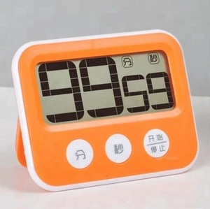 mini electronic electrical cooking digital kitchen timer slim magnetic countup and countdown timer