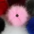 Import Mixed color Faux fur pom poms with snap button for beanie hat from China