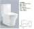 Import Modern bathroom two piece wc toilet bowl with sink from China
