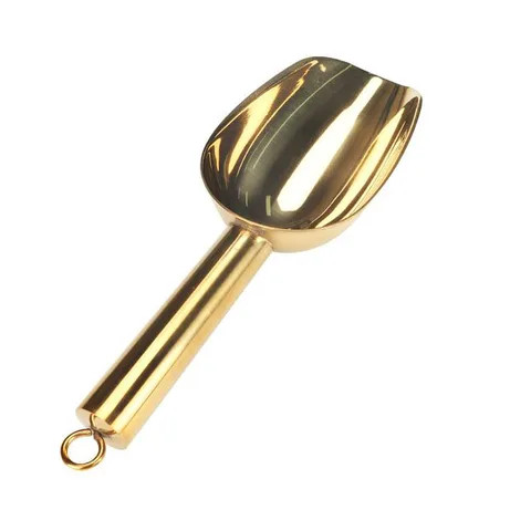 Modern Design scooper Silver Color Ice Scoop Shovel For Kitchen Bar Party Wedding Handmade In Bulk