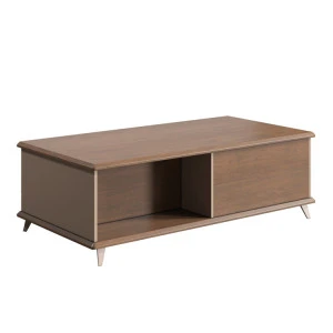 modern design walnut coffee table furniture for hotel