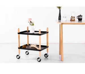 Modern Food Serving Trolley Cart Dining Trolley For Hotel Dining Room