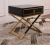 Import Modern Nightstand Golden Stainless Steel Drawer Bedside Table Bedroom Furniture from China