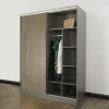 Modern White Custom Made Slide Doors Multi-Storage Cabinet Drawers Bedroom Wardrobes