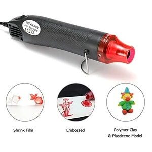 Multi-Purpose Heat Gun Mini DIY Heat Air Gun Shrink Tool With Stand Is Perfect For Embossing, Drying Paint & More