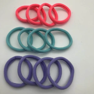 Multi Style Hot Sale Candy Color Hair Accessories Towel Ring For Sports Girls Elastic Hair Band