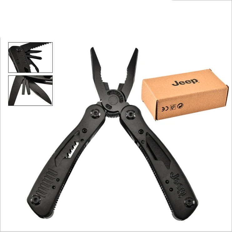 Multifunctional Folding Knife with Pliers Mini Tool Set- Portable Tactical Utility Multi Function Tool
