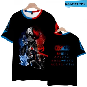 My Hero Academia Cosplay Color Printing Anime T shirt