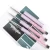 Import Nail Brush 100% Pure Kolinsky Hair Rhinestone acrylic Pink metal handle nail Liner UV Gel art Brush from China