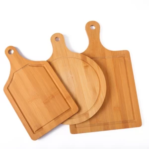 natural large bamboo cutting board
