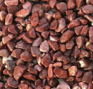 Natural Marble Fish Tank Gravel,Pink Colored Pea Gravel For Garden and Road Driveway Paver
