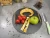 Import Natural SLATE environmentally friendly The dessert plates slate cheese serving tray with metal handle from China