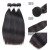 Import Natural Straight Brazilian Remy Human Hair Weave with Closure from China