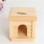 Import Natural Wooden Hamster House Flat Top Cabin Rat Hut Mouse Cage Small Animal Pet Toys Nesting Habitat from China