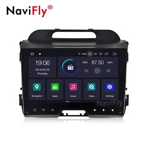 Navifly PX5 Octa Core Android 9.0 4+64GB Android Car Dvd Player for kia sportage 2011 2012 2013 2014 2015 GPS WIFI Video Radio
