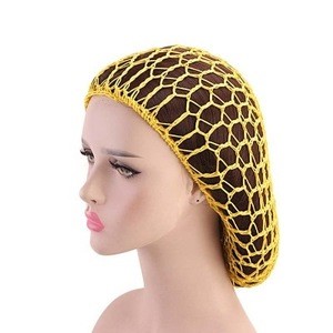 net pocket breathable sleep cap hairnet for lady