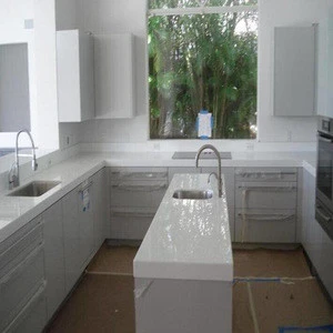 New 100% Pure White Acrylic Solid Surface Countertops Vanity Table Tops
