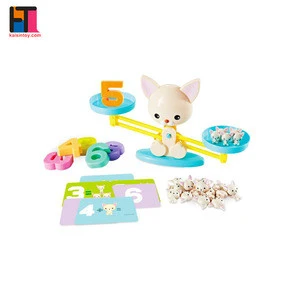 new Amazon dog dog up plastic educational math balance toy children toy and game