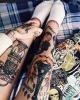 New Arrival Arms Legs Tattoo Makeup Body Art Body Painting Party Supply (Skin Tattoo Sticker)