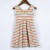 Import New Arrival Fall Dress Kids Clothing Little Girl Clothes Striped Baby Dresses from China