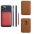 Import New Arrival Hot Leather Magnetic credit card phone holder for Magsafe Iphone 12 wallet case for Iphone 12 Pro Max from China