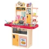 New arrival kids kitchen toys 74CM pretend play set children preschool furniture toy for kids real multifunction set toy