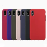 New Coming  Eco Friendly 100% Simple and stylish Antifouling mobile phone accessories apple silicone case silicone for IPhone X