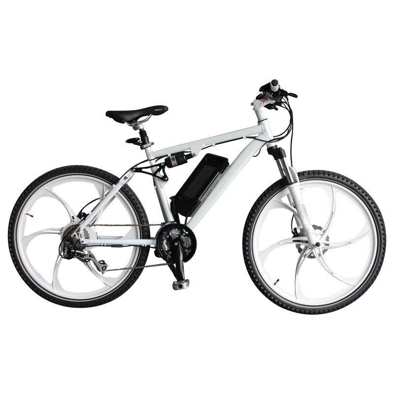 New Design Aluminium Alloy Lithium Battery Mountain Electric Bike (TDE-035F)