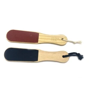 New design exfoliating wooden foot rasp file high quality callus remover wooden foot file