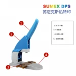 New Design Manual DIY Button Badge Making Machine with Metal Bottom, Blue