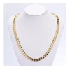 New Design Men Copper Jewelry 14K Gold Plated  cuban link Chain
