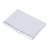 New Design Silver Red Business Cards Aluminium Fashion Alum Business Cardcase Card Holder