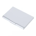 New Design Silver Red Business Cards Aluminium Fashion Alum Business Cardcase Card Holder