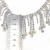 Import New design silver/gold/rose gold long fringe crystal rhinestone applique trim tassel strass chain trimmings from China
