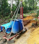 New Designed Advanced Gold Mine Surface Prospect Core Sample Drill Rig