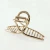 Import New fashion stock korean style gold metal cross lunar shape hair claw clip from China