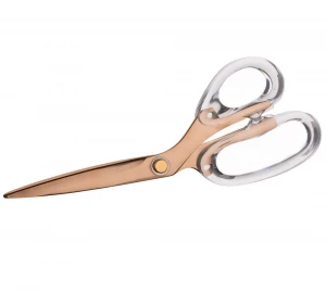 New Fashionable Acrylic Gold Craft Scissors, Office Accessories Modern Desk Scissor